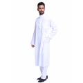 MOQ1 Custom High Quality Two Piece Sets Ethnic Thobe Casual Man Muslim Abaya Clothes Solid Turkish Dubai Arab Islamic Clothing